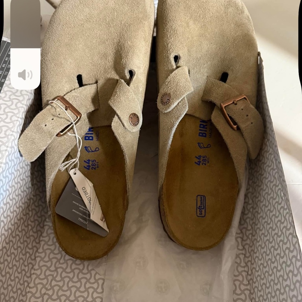 Birkenstock Tan Brown Slip-On Loafers - Picture 4 of 4